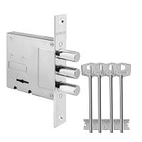 Замок Fuaro (Фуаро) врезной сувальдный MDV812/S-60.00.3R14 4key