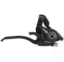 Шифтер тормозная ручка аналог Shimano Tourney ST-EF51 правый 7ск., черный без инд.упаковки