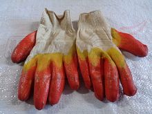 Перчатки обрезиненные ХБ с двойным латексным покрытием