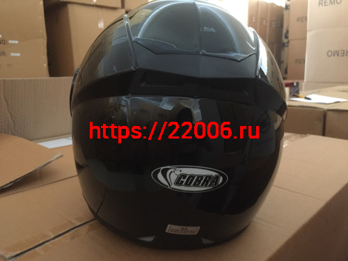 Шлем модуляр COBRA JK115, черный(7), белый с красным(4), серый(6) размеры S внутр.солнцезащ. ОЧКИ фото 2