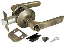 Ручка Fuaro (Фуаро) защелка DK624/BL AB-BK (624/BL AB-B) (фик.) бронза