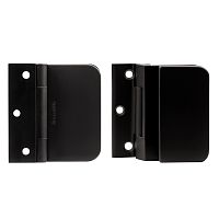 Петля Armadillo (Армадилло) для стеклянной двери Space.GL.H01 (2 шт) BL черный