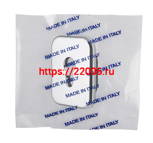 Декоративная Armadillo (Армадилло) Квадратная накладка на цилиндр ET-DEC SQ (ATC Protector 1) CP-8 Хром фото 2