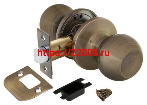 Ручка Fuaro (Фуаро) защелка DK672/BL AB-PS (672/BL AB-P) ( без фик.) бронза Ручка Fuaro (Фуаро) защелка DK672/BL AB-PS (672/BL AB-P) ( без фик.) бронза