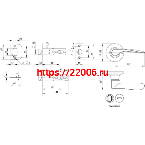 Ручка Fuaro (Фуаро) защелка DK620/BL BL-ET (620/BL BL-E) (кл/фик.) черный фото 3 Ручка Fuaro (Фуаро) защелка DK620/BL BL-ET (620/BL BL-E) (кл/фик.) черный фото 3