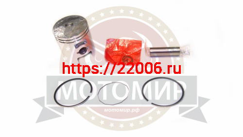 Поршень 47,00 мм 2 такт.скутер  HONDA Dio 70 (кольца, палец d12мм, стопор. кольца) фото 2