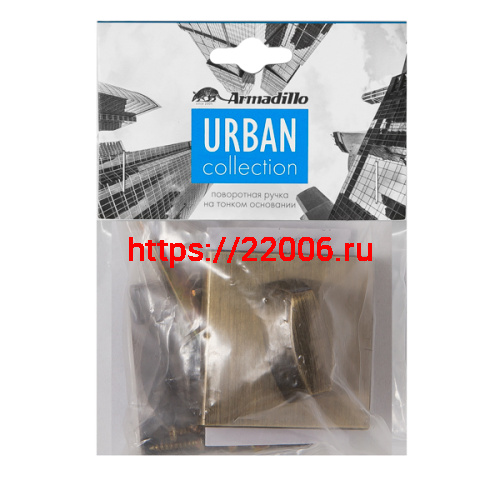 Ручка Armadillo (Армадилло) поворотная BK6.K.USS52 (WC-BOLT BK6 USS) WH-19 белый фото 2