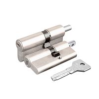 Цилиндровый механизм Cisa (Чиза) под вертушку ASIX OE302-82.12 (70 мм/25+10+35), НИКЕЛЬ