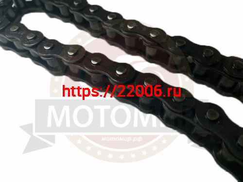 Цепь (428) - 74 зв. приводная ПР 12.7-18,2 мотобуксировщик Сигма, г. Киров Цепь (428) - 74 зв. приводная ПР 12.7-18,2 мотобуксировщик Сигма, г. Киров
