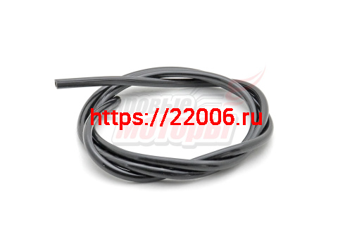 Шланг топливный мотокосы чёрный (1м)