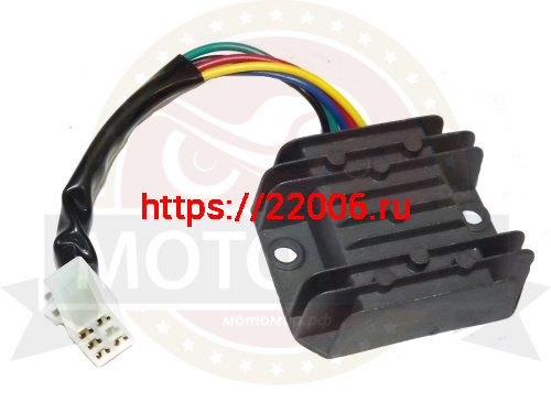 Реле регулятор с проводом 5 конт. мал. колодка (гнездо) HUNTER 200 (НАБОР) Реле регулятор с проводом 5 конт. мал. колодка (гнездо) HUNTER 200 (НАБОР)