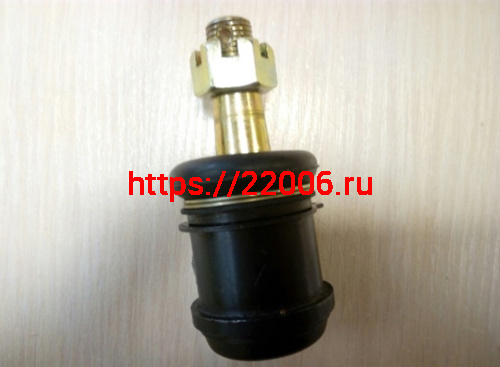 Шаровая опора нижняя ИРБИС 2, L-81мм, М12мм, D конуса-12-16.6мм, D шаровой-32мм, H стоп-19мм Шаровая опора нижняя ИРБИС 2, L-81мм, М12мм, D конуса-12-16.6мм, D шаровой-32мм, H стоп-19мм