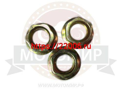 Гайка М 8*1.25мм, фланцевые с фиксатором (F) (уп.100 шт) Гайка М 8*1.25мм, фланцевые с фиксатором (F) (уп.100 шт)