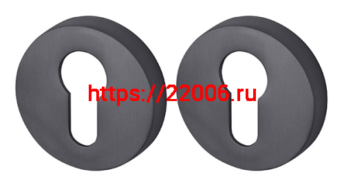 Накладка Armadillo (Армадилло) под цилиндр ET.R.URB52 (ET URB) BPVD-77 вороненый никель