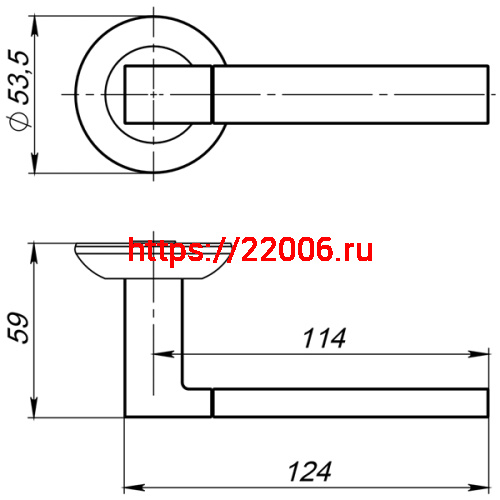 Ручка Ajax (Аякс) раздельная R.JR54.FUSION (FUSION JR) SN/CP-3 матовый никель/хром фото 2 Ручка Ajax (Аякс) раздельная R.JR54.FUSION (FUSION JR) SN/CP-3 матовый никель/хром фото 2