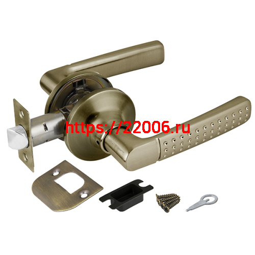 Ручка Punto (Пунто) защелка DK626 AB-PS (6026 AB-P) (без фик.) бронза