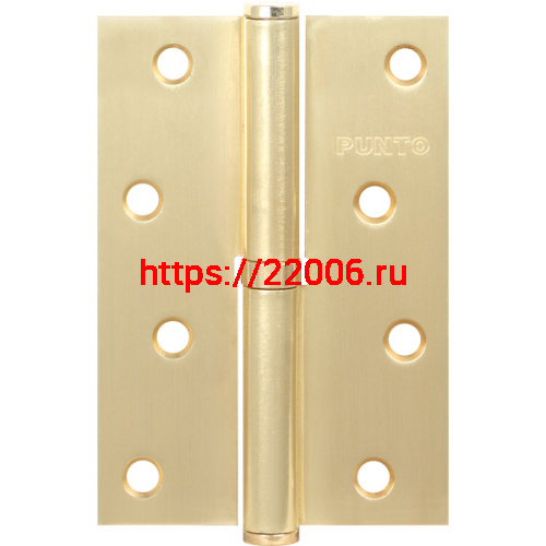 Петля Punto (Пунто) съемная IN4100SL-HD PB левая (113/HD-4) латунь ПОДВЕС
