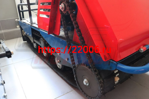 Мотобуксировщик  9 л.с. Север (3 тел.) дв.Lifan, вариатор "Сафари", катковая подвеска фото 5