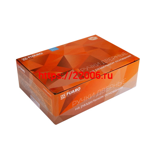 Ручка Fuaro (Фуаро) раздельная K.RL52.REDLINE (RED LINE RL) SSC-16 сатинированный хром фото 2