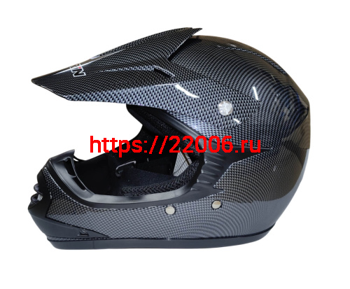 Шлем кроссовый KIRIN QL-B07, карбон, синий, размер XL фото 2 Шлем кроссовый KIRIN QL-B07, карбон, синий, размер XL фото 2