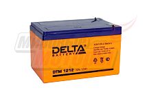 Аккумулятор герметичный 12В12Ач DELTA DTM1212 AGM (электроквадроциклы)