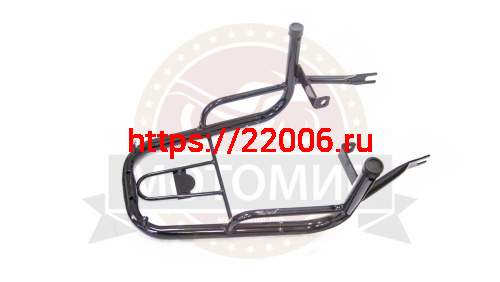 Багажник задний Альфа (верхушка без подножек) (FLASH) черный (НАБОР) фото 3