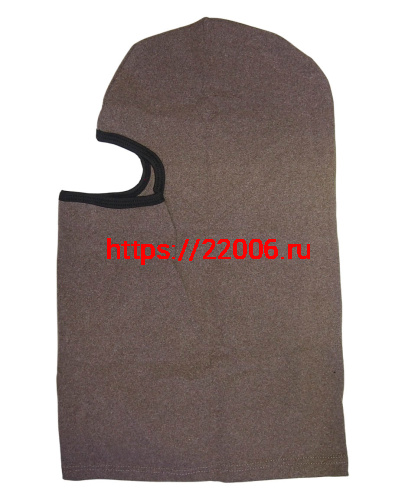 Подшлемник-балаклава (открыта только область для глаз, коричневого цвета с темной окантовкой 890058) фото 2 Подшлемник-балаклава (открыта только область для глаз, коричневого цвета с темной окантовкой 890058) фото 2
