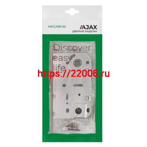 Защелка Ajax (Аякс) врезная METLM90-50 BL черный фото 3 Защелка Ajax (Аякс) врезная METLM90-50 BL черный фото 3