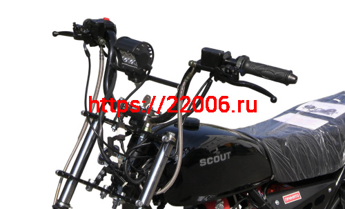 Мотоцикл СКАУТ-8 Стриж, 125 куб.см., полу-автомат фото 5