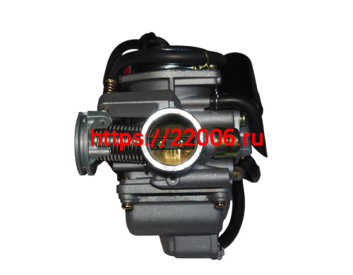 Карбюратор 4х такт. GY6-150 (заслонка d24мм) FT125/150 (1713) LK-180GY-2