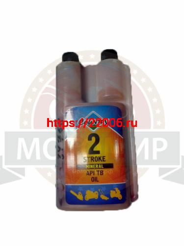 Масло COUNTRY для 2т двигателей API TВ (1литр)минеральное с дозатром ST-508 для бензопил, триммеров,
