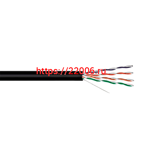 Кабель DIVISAT UTP 4PR 24AWG Cu CAT 5e, OUTDOOR (0.51) 305м