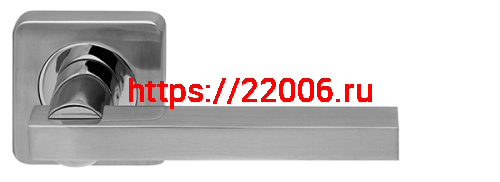 Ручка Armadillo (Армадилло) раздельная K.SQ52.ORBIS (ORBIS SQ004) SN/CP-3 матовый никель/хром Ручка Armadillo (Армадилло) раздельная K.SQ52.ORBIS (ORBIS SQ004) SN/CP-3 матовый никель/хром