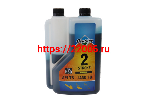 Масло 2T COUNTRY for Husqvarna TB (1л) ST-510 МИНЕРАЛЬНОЕ с дозатором (синее) Масло 2T COUNTRY for Husqvarna TB (1л) ST-510 МИНЕРАЛЬНОЕ с дозатором (синее)