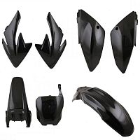Пластик полный комплект KAYO 140/155 TTR125 new черный