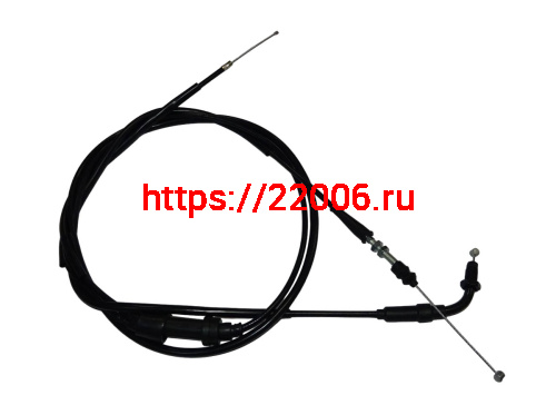 Трос газа L-2230/1980мм, ход-110/50мм, 2T Honda Lead 90 (двойной) 0214