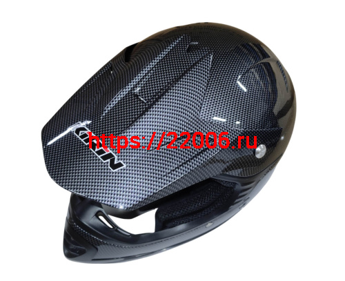 Шлем кроссовый KIRIN QL-B07, карбон, синий, размер XL фото 3 Шлем кроссовый KIRIN QL-B07, карбон, синий, размер XL фото 3