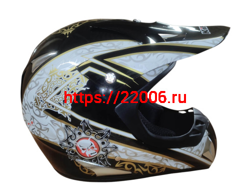 Шлем кроссовый KIRIN K27, черный, черн-бел, зелен-желт, размер L фото 5 Шлем кроссовый KIRIN K27, черный, черн-бел, зелен-желт, размер L фото 5