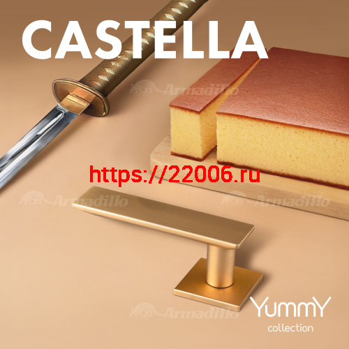 Ручка Armadillo (Армадилло) раздельная K.YM.CASTELLA FSG-39 флор. золото фото 4