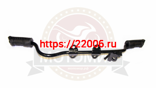 Подножка водителя центральная Альфа, Дельта, Zodiak с изгибом под глушит (голая, без подставки) фото 2 Подножка водителя центральная Альфа, Дельта, Zodiak с изгибом под глушит (голая, без подставки) фото 2