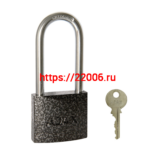 Замок Ajax (Аякс) навесной PD-0150-L MS 3 key англ./коробка Замок Ajax (Аякс) навесной PD-0150-L MS 3 key англ./коробка