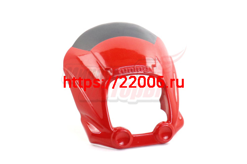 Тюнинг Иж мото обтекатель передний без стекла (воздухозаборники) красный Тюнинг Иж мото обтекатель передний без стекла (воздухозаборники) красный