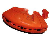 Кожух защитный лески/ножа мотокосы GBC-026/033/043/052 с кронштейном для крепления к триммеру