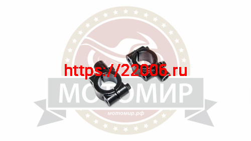 Хомуты на руль для крепления зеркал на М10 (на 2 зеркала) (ПР) Хомуты на руль для крепления зеркал на М10 (на 2 зеркала) (ПР)