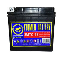 Аккумулятор  6В 18 А/ч, г.Тюмень (3 МТС-18)  (140х75х135) обрат. пол., Кислот.Сухозаряд.