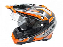 Мотошлем THH TX-27 №3 black/orange (XXL)