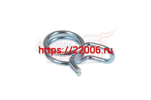 Хомут шланга пружинный, проволочный, двойной, диаметр 6 мм