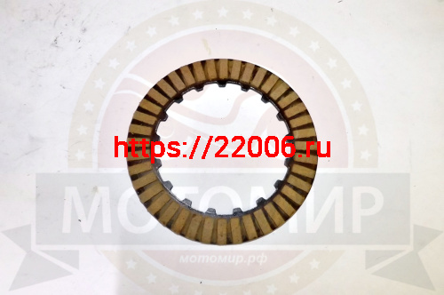 Диск сцепления 1P56 FMJ ферридо №2 круглый шлиц внутрь (полуавтомат) НАБОР