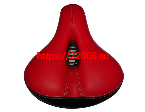 Сиденье вело простое на пружинах 265х235мм, двухцветное (EPSD-63) фото 2 Сиденье вело простое на пружинах 265х235мм, двухцветное (EPSD-63) фото 2