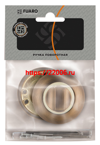 Ручка Fuaro (Фуаро) поворотная BK6.R.RM54 (BK6 RM) SC/CP-16 матовый хром/хром фото 2